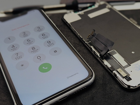 Замена экрана на iPhone XR если пропало изображение