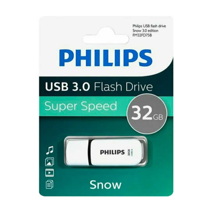 Флешка Philips Snow USB 3.0 (32 Гб), белая