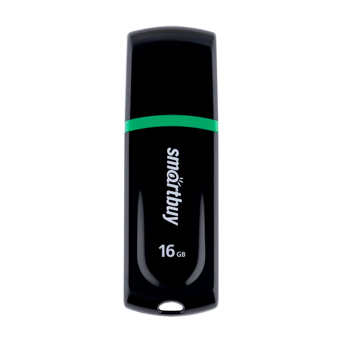 Флешка Smartbuy SB16GBWBP-B USB2.0 16 Гб, чёрная
