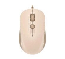 Мышь проводная A4TECH Fstyler FM26 USB оптическая (1600dpi), бежевая