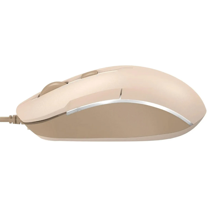 Мышь проводная A4TECH Fstyler FM26 USB оптическая (1600dpi), бежевая