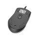 Проводная компьютерная мышь HOCO GM19 LED USB 1000dpi (1.4m), чёрная