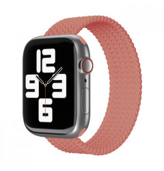 Ремешок-монобраслет VLP Braided Band Apple Watch 42/44/45mm L - XL (2 шт.), коралловый
