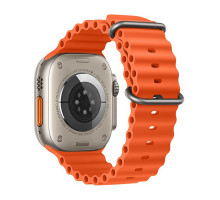 Ремешок HOCO iWatch WA12 Apple Watch 42/44/45/49mm силиконовый, оранжевый