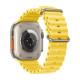 Ремешок HOCO iWatch WA12 Apple Watch 42/44/45/49mm силиконовый, жёлтый