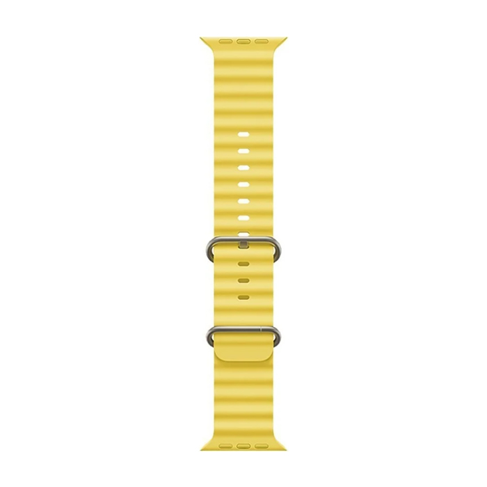 Ремешок HOCO iWatch WA12 Apple Watch 42/44/45/49mm силиконовый, жёлтый