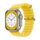 Ремешок HOCO iWatch WA12 Apple Watch 42/44/45/49mm силиконовый, жёлтый