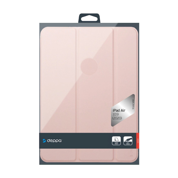 Чехол-подставка Deppa Wallet Onzo Basic для iPad Air 10.9 (2020), розовый