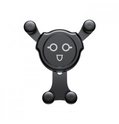 Автомобильный держатель Baseus Emoticon Gravity Car Mount (гравитационный), чёрный