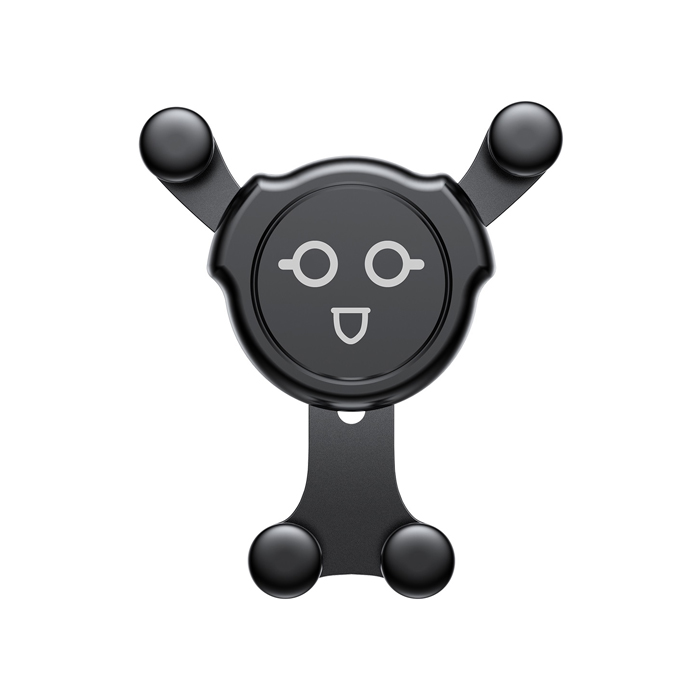 Автомобильный держатель Baseus Emoticon Gravity Car Mount (гравитационный), чёрный