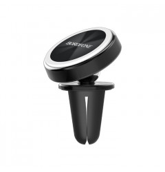 Автомобильный держатель Borofone BH6 Platinum metal (магнитный), чёрный