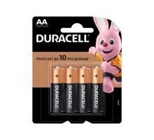 Батарейка Duracell LR6 Basic MN1500 тип АА щелочная 1.5V (4 шт.)