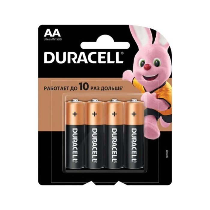 Батарейка Duracell LR6 Basic MN1500 тип АА щелочная 1.5V (4 шт.)
