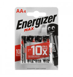 Батарейка Energizer АА (LR6/ER14505/FR6/R6P) алкалиновая 1.5V (4 шт.)