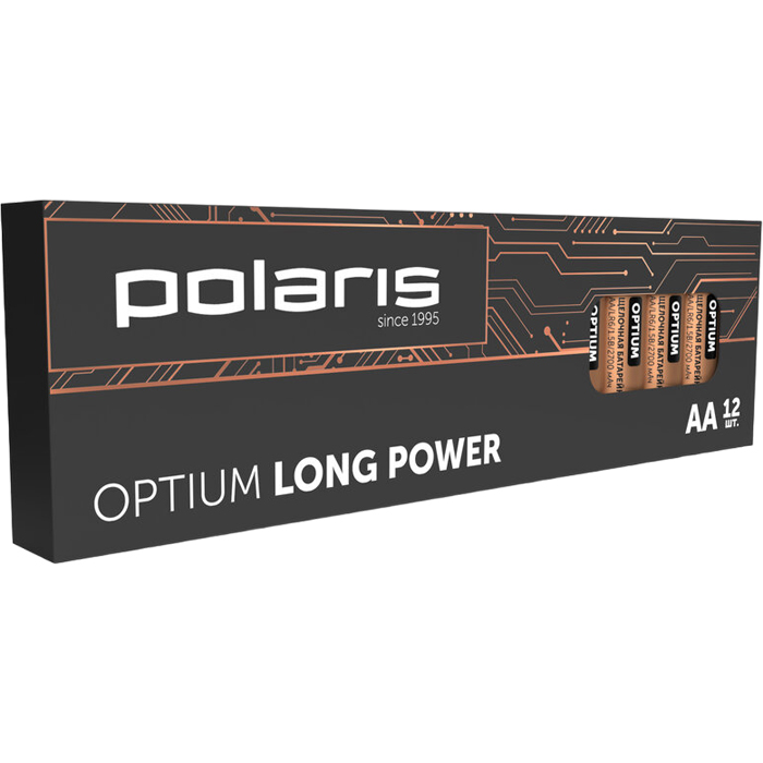 Батарейка Polaris Optium Long Power LR6 тип АА 1.5 В (12 шт.)