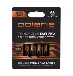 Батарейка Polaris Premium Extra Long Power LR6 тип АА 1.5 В (4 шт.)