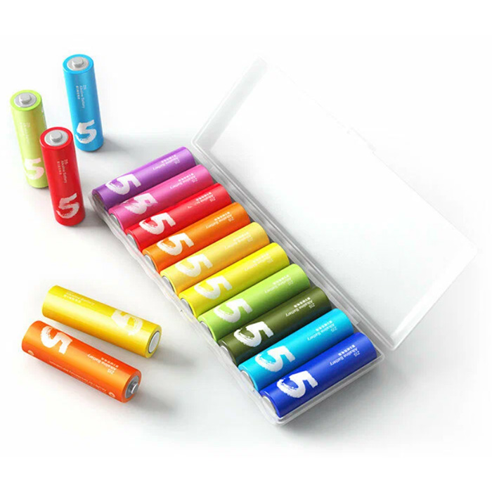 Батарейки Xiaomi Rainbow ZI5 АА (LR6) 10 шт алкалиновые