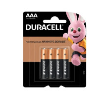 Батарейка Duracell LR03 Basic MN2400 тип ААA 1.5V щелочная (4 шт.)