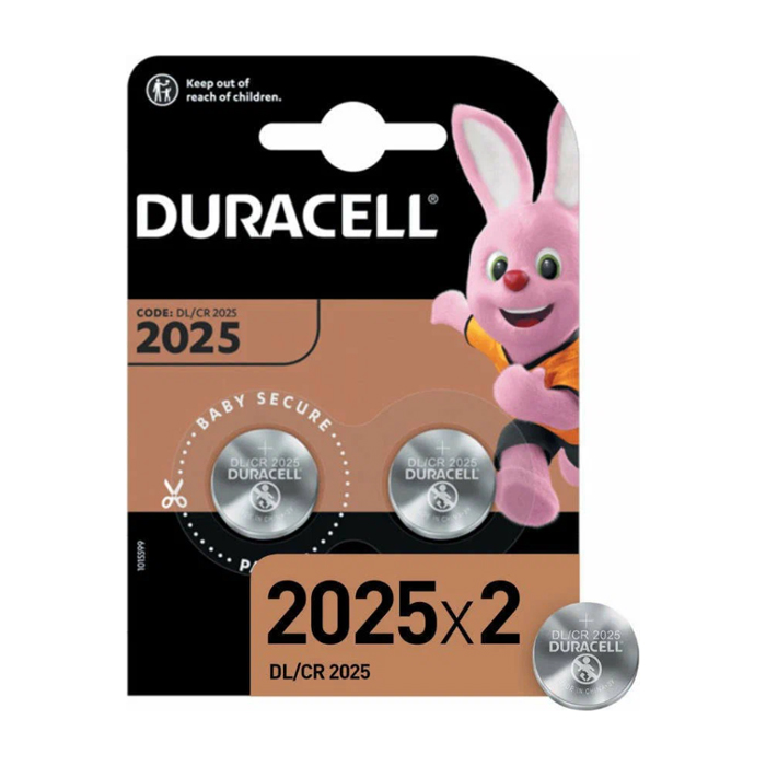 Батарейка Duracell CR2025 Lithium 3V (2 шт.)