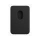 Картхолдер магнитный Leather Wallet c кольцом MagSafe, чёрный