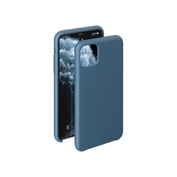 Чехол Deppa Liquid Silicone для iPhone 11 Pro Max, синий
