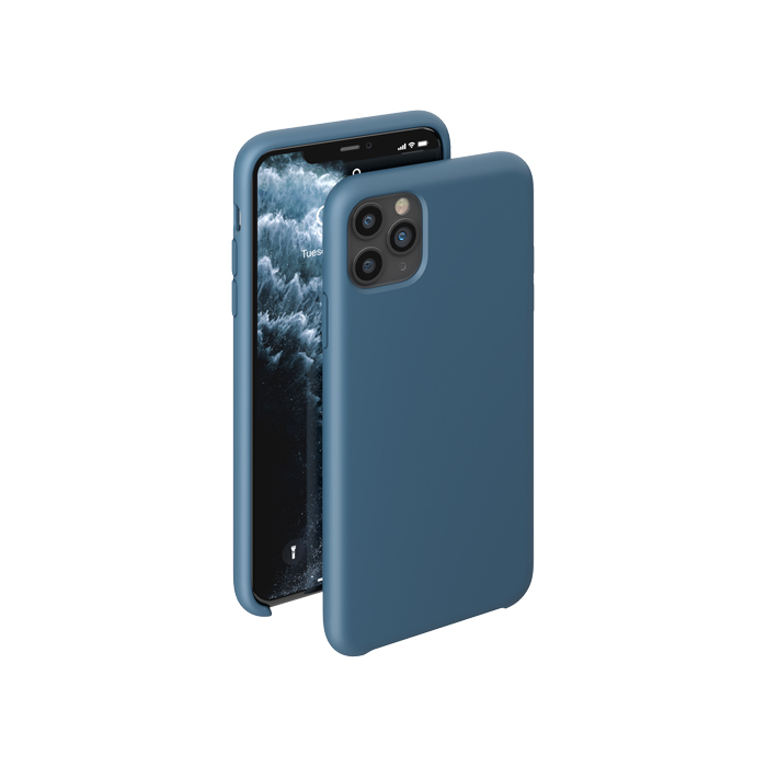 Чехол Deppa Liquid Silicone для iPhone 11 Pro Max, синий