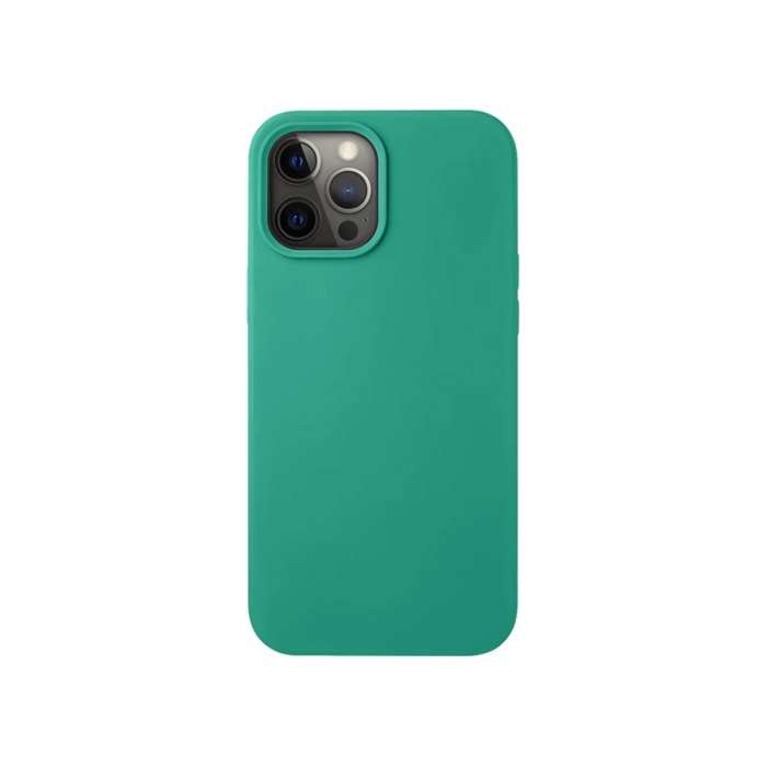 Чехол Deppa Liquid Silicone для iPhone 12 Pro Max, зелёный