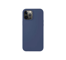 Чехол Deppa Liquid Silicone для iPhone 12 Pro Max, синий