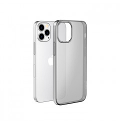 Чехол HOCO Light Series для iPhone 12 Pro Max, прозрачно чёрный