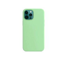 Силиконовый чехол Silicone Case для iPhone 12 Pro Max, тиффани
