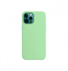 Силиконовый чехол Silicone Case для iPhone 12 Pro Max, тиффани