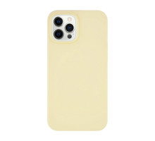 Чехол VLP Silicone Case для iPhone 12 Pro Max, жёлтый