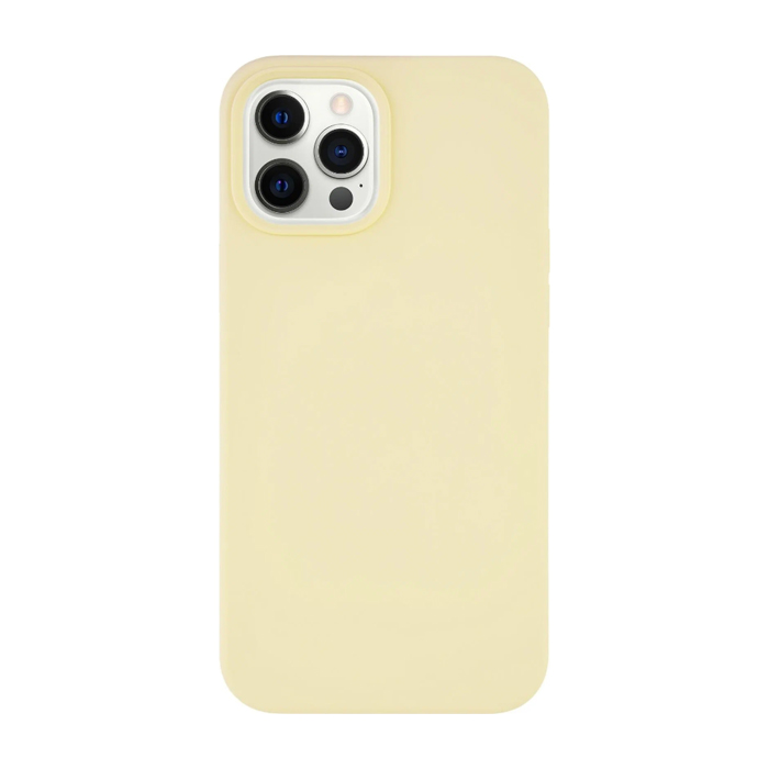 Чехол VLP Silicone Case для iPhone 12 Pro Max, жёлтый