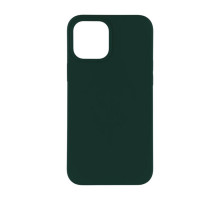 Чехол VLP Silicone Case with Magsafe для iPhone 12 Pro Max, тёмно-зелёный