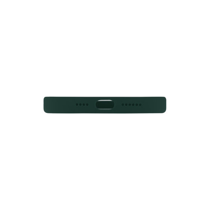 Чехол VLP Silicone Case with Magsafe для iPhone 12 Pro Max, тёмно-зелёный