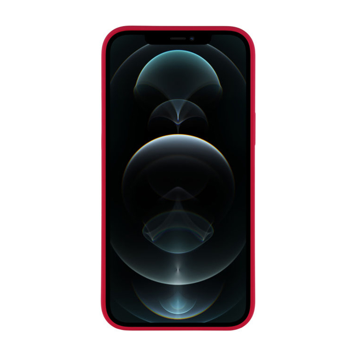 Чехол VLP Silicone Case with Magsafe для iPhone 12 Pro Max, красный