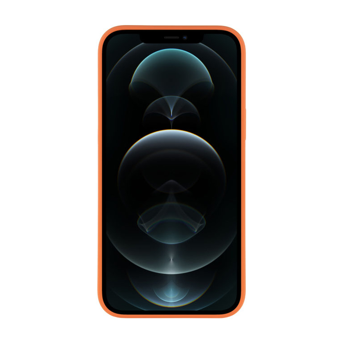 Чехол VLP Silicone Case with Magsafe для iPhone 12 Pro Max, оранжевый
