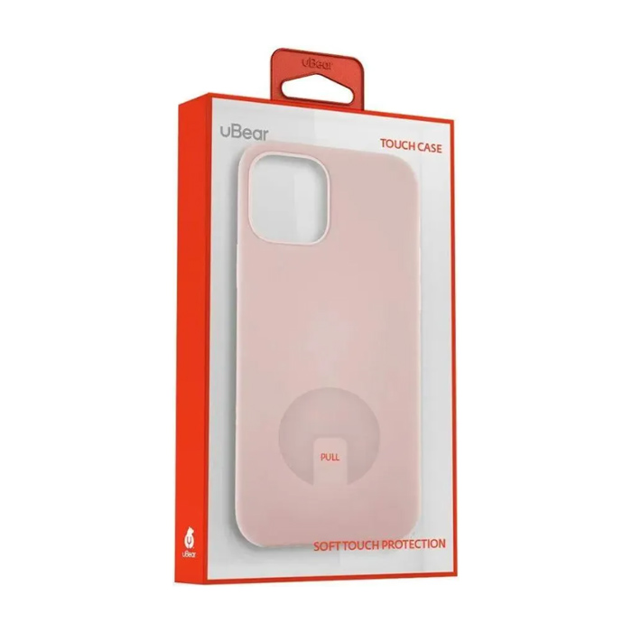 Чехол uBear Touch Case для iPhone 12 Pro Max, светло розовый