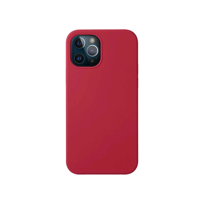 Чехол Deppa Liquid Silicone для iPhone 12/12 Pro, красный