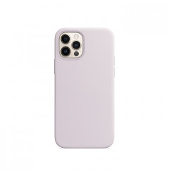 Силиконовый чехол Silicone Case Simple для iPhone 12/12 Pro, серый