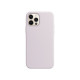Силиконовый чехол Silicone Case Simple для iPhone 12/12 Pro, серый