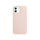 Силиконовый чехол Silicone Case для iPhone 12/12 Pro, пыльно розовый