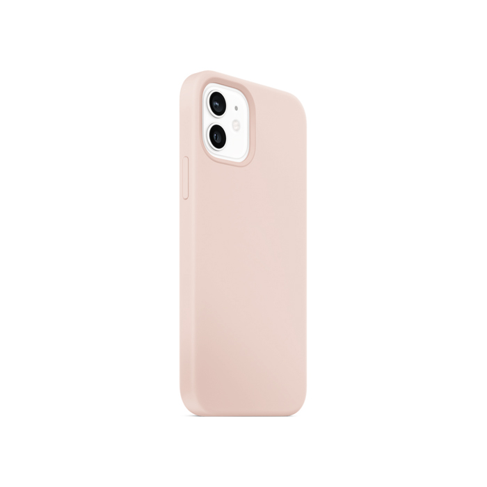 Силиконовый чехол Silicone Case для iPhone 12/12 Pro, пыльно розовый