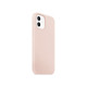 Силиконовый чехол Silicone Case для iPhone 12/12 Pro, пыльно розовый