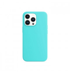 Силиконовый чехол Silicone Case для iPhone 13 Pro Max, бирюзовый