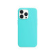 Силиконовый чехол Silicone Case для iPhone 13 Pro Max, бирюзовый