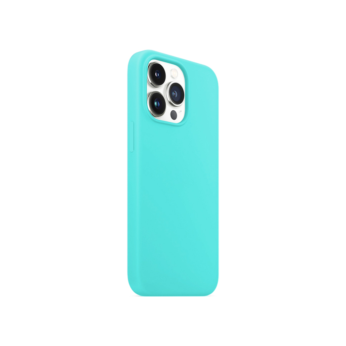 Силиконовый чехол Silicone Case для iPhone 13 Pro Max, бирюзовый