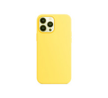 Силиконовый чехол Silicone Case для iPhone 13 Pro Max, жёлтый