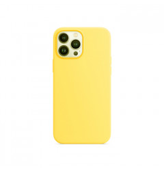 Силиконовый чехол Silicone Case для iPhone 13 Pro Max, жёлтый