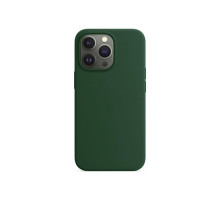 Силиконовый чехол Silicone Case для iPhone 13 Pro Max, зелёный